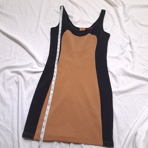 Forever 21 | Tan & black block color womens mini dress - Picture 6 of 9